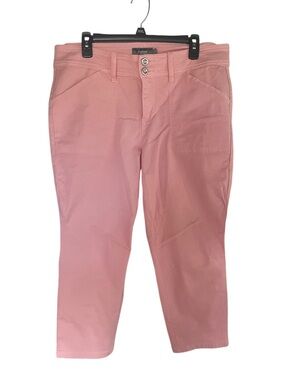 torrid Pink Cropped Stretch Jeans